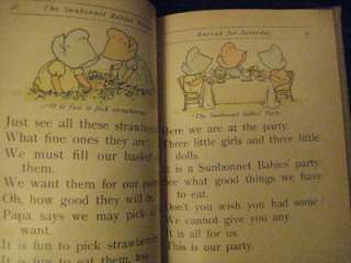 The Sunbonnet Babies Primer by Eulalie Osgood Grover 1902 1st RARE 