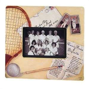  Tennis Picture Frame in Yellow Customize Yes