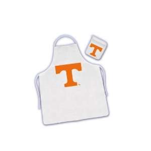   Tennessee UT Vols Volunteers Kitchen/Tailgate Apron & Mitt: Sports