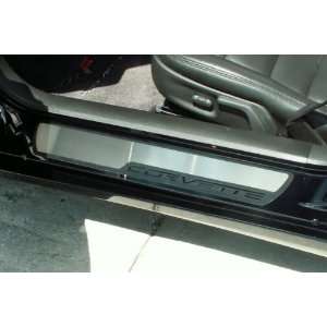   : ACC Brushed Stainless Outer Stock Pad Insert Door Sills: Automotive