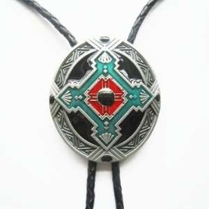 WESTERN Leather String Bolo Tie Celtic Keltic Cross Knot 