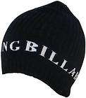 Billabong Mens MABNOPOS POSTER Black Beanie Skull hat one size fits 