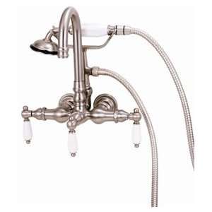    Satin Nickel Tub Shower Telephone Faucet TW06: Home & Kitchen