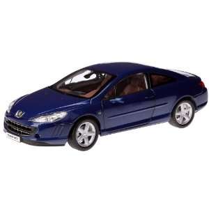  2005 Peugeot 407 Coupe Blue 1/18 Toys & Games