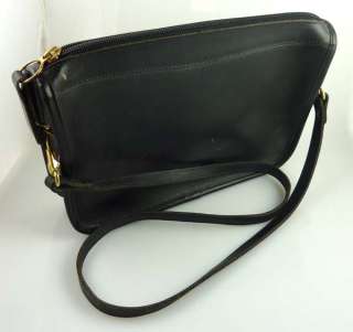 Vintage Coach Purse Hand Bag Black No. 039 7125 GREAT  