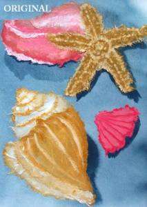 Seashells Cross Stitch Pattern Beach Starfish TBB  