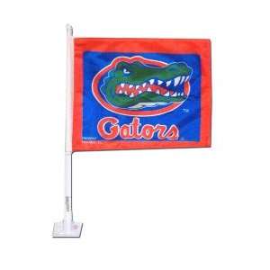  Die Florida Gators Blue Car Flag W/Orange Trim