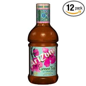 Arizona Green Tea, 42 Ounce (Pack of 12) Grocery & Gourmet Food