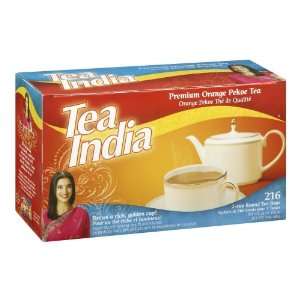 Tea India® Assam Tea Blend, Orange Pekoe, 216 Round, 2 Cup Tea Bags 