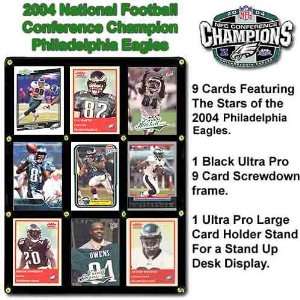  Various Brands Philadelphia Eagles 2004 NFC Champions Card 