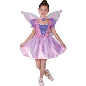   Butterfly Princess Fairy Girls Fancy Dress Costume S: Toys & Games