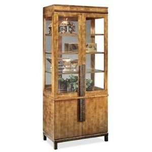  PC5055   Display Cabinet with Hammered Iron Pulls and Base 