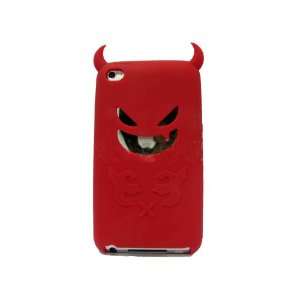   Devil Demon Silicone Case for Apple iPod Touch 4 4th 4G Red