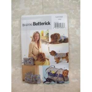 Butterick Sewing Pattern B4696 Misses and Dog Accessories Tote, Dog 