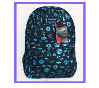 Track Blue Eagle Anchor Star Backpack School Bag 16.5 ★