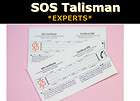 SOS Talisman, 2 x New Replacement Information Strips