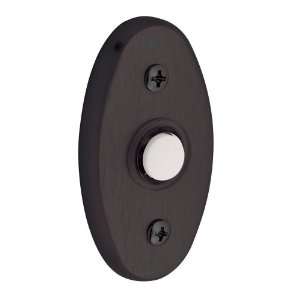   Baldwin Hardware 4858.112 Oval Brass Doorbell Button: Home Improvement