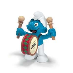  Drummer Birthday Smurf Figure: Toys & Games