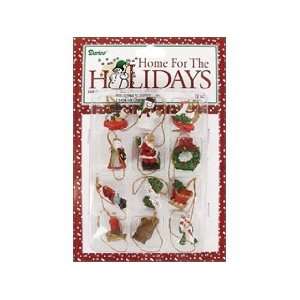   Darice Holiday Decor Ornament .75 Mini Christmas 12pc: Home & Kitchen
