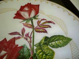 Boehm Porcelain The Love Rose Plate 10 5/8 D 1981 Mint  
