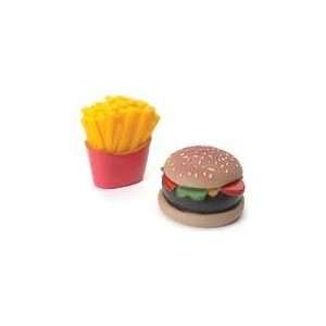  Best Quality Burger & Fries Vinyl Toy / Size 2 Pack By 