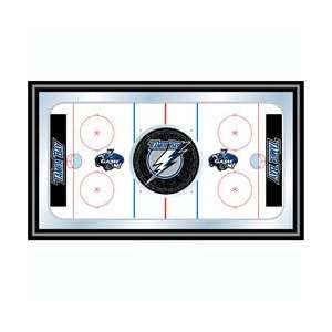  NHL Tampa Bay Lightning Framed Hockey Rink Mirror: Home 