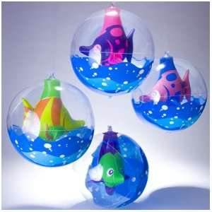  Tropical Fish In Beach Ball Inflate: Toys & Games
