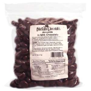 Almonds in Milk Chocolate   5lb Bulk Bag   Dilettante  