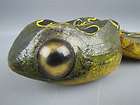 Vintage Duluth Decoy Glass Eyed Frog Folk Art Fishing