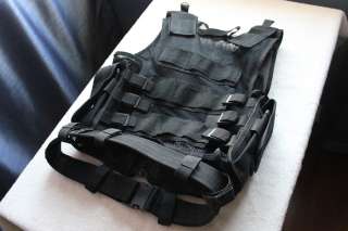 Deluxe Tactical Vest w/ Left Hand Holster, Pouches and Pistol Belt 
