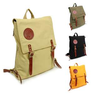 New Leather Cotton Laptop Backpack Bookbag Rucksack Campus Travel Bag 