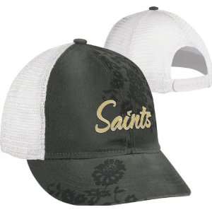   Saints Womens Hat: Short Brim Adjustable Hat: Sports & Outdoors