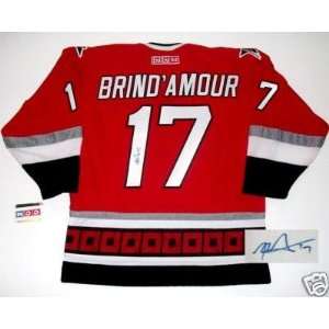  Rod BrindAmour Signed Jersey   Cup