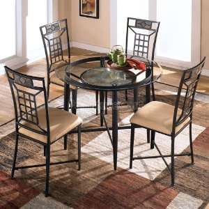   Ashley Furniture Calder Round Dinette D323 15 dr set: Home & Kitchen