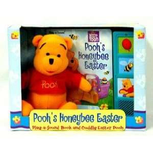  Poohs Honeybee Easter Play a Sound Book & 7 Pooh Baby