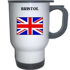 UK/England   BRISTOL White Stainless Steel Mug 