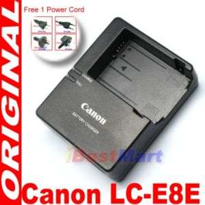 Genuine Canon LC E8E Battery Charger LP E8 Rebel T2i  