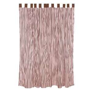    Tadpoles Butterfly Baby S/2 Striped Tab Top Curtain Panels: Baby