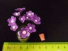 Dollhouse Miniature Purple Flower w/ Bott