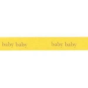  Midori Baby Baby Rayon Ribbon, Yellow, 50 Yard Spool: Arts 