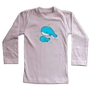  Whale Love Long Sleeve T Shirt: Baby