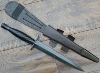 WILLIAM RODGERS FAIRBAIRN SYKES MOD ISSUE COMMANDO KNIFE + BRINDLE 