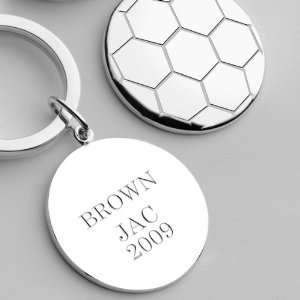  Brown University Soccer Sports Key Ring
