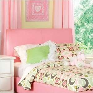  Fantasia Upholstered Headboard in Pink Size Full