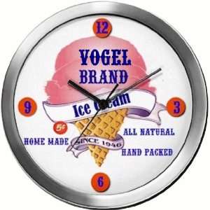  VOGEL 14 Inch Ice Cream Metal Clock Quartz Movement 