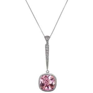  Brunis 4 Carat Fashion Pink CZ Pendant Jewelry