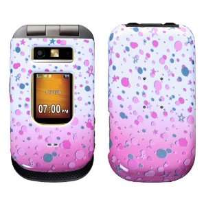  MOTOROLA i680 (Brute), Pink Polka Star Phone Protector 