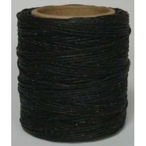  Maine Thread Waxed Cord 3ply 70 Yards Spool Color Black 