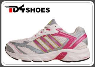 Adidas Duramo 3 W White Mesh Pink Green 2011 New Womens Running Shoes 
