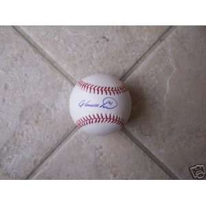   Hill Autographed Baseball   Giants Official Ml